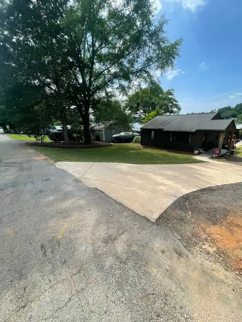 Concrete driveway addition